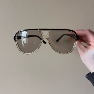 Tinted Gucci Aviator Sunglasses